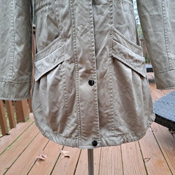 Burberry's Nova Check Jacket Coat Women Beige Size S - Picture 11 of 16